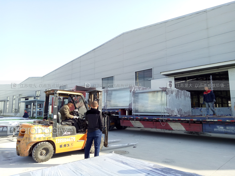 四川公共自行车棚发货案例