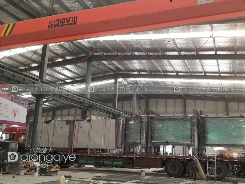 天津公交候车亭发货案例