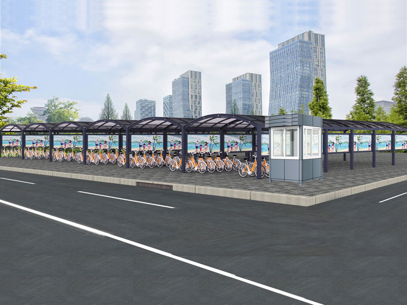 公共自行车棚RDG-21056