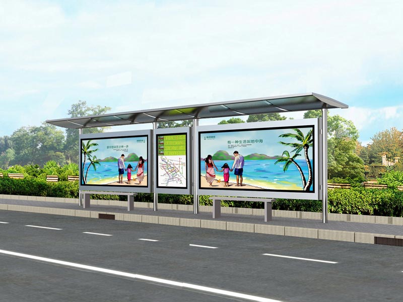 不锈钢公交候车亭