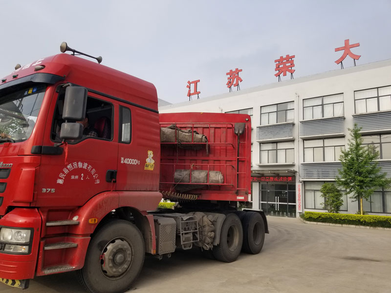 江苏荣大发往山东第二批公交候车亭发货记录