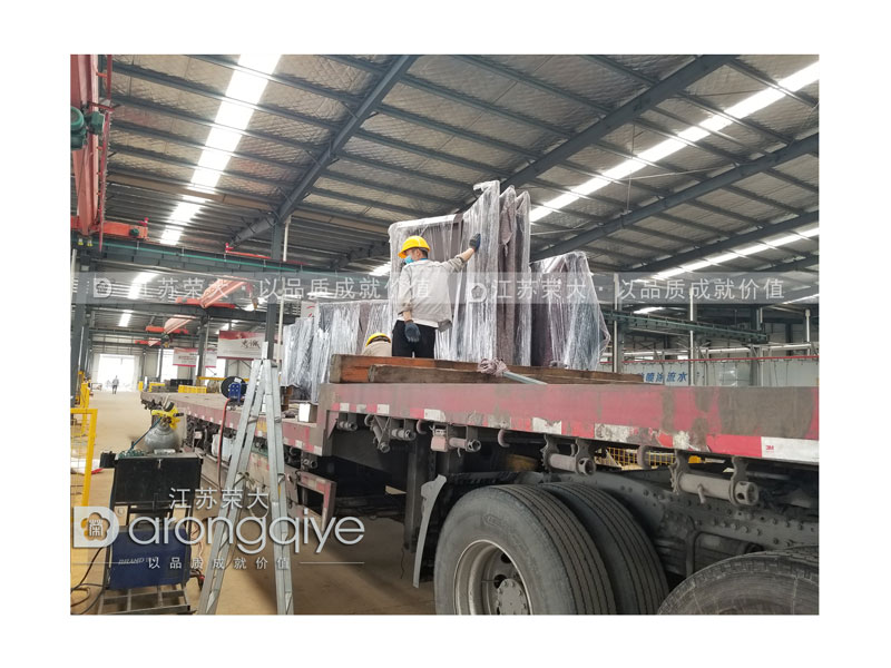 仿古候车亭发货图