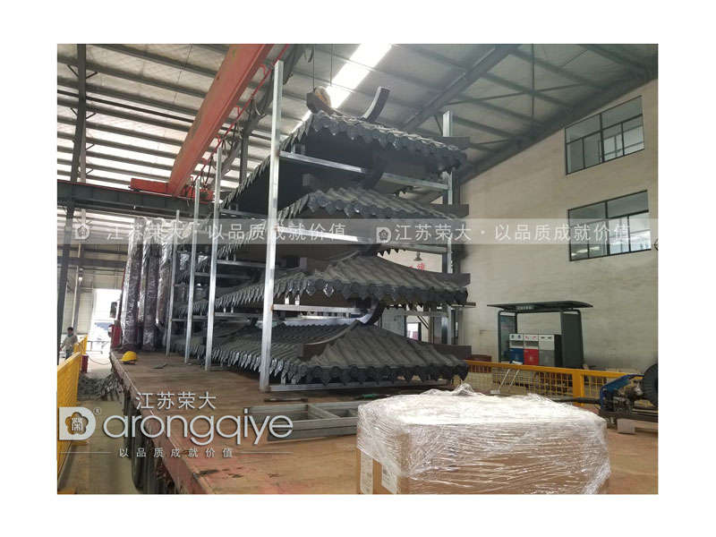 仿古候车亭发货图