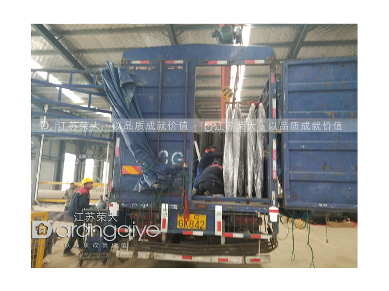 仿古候车亭装车图